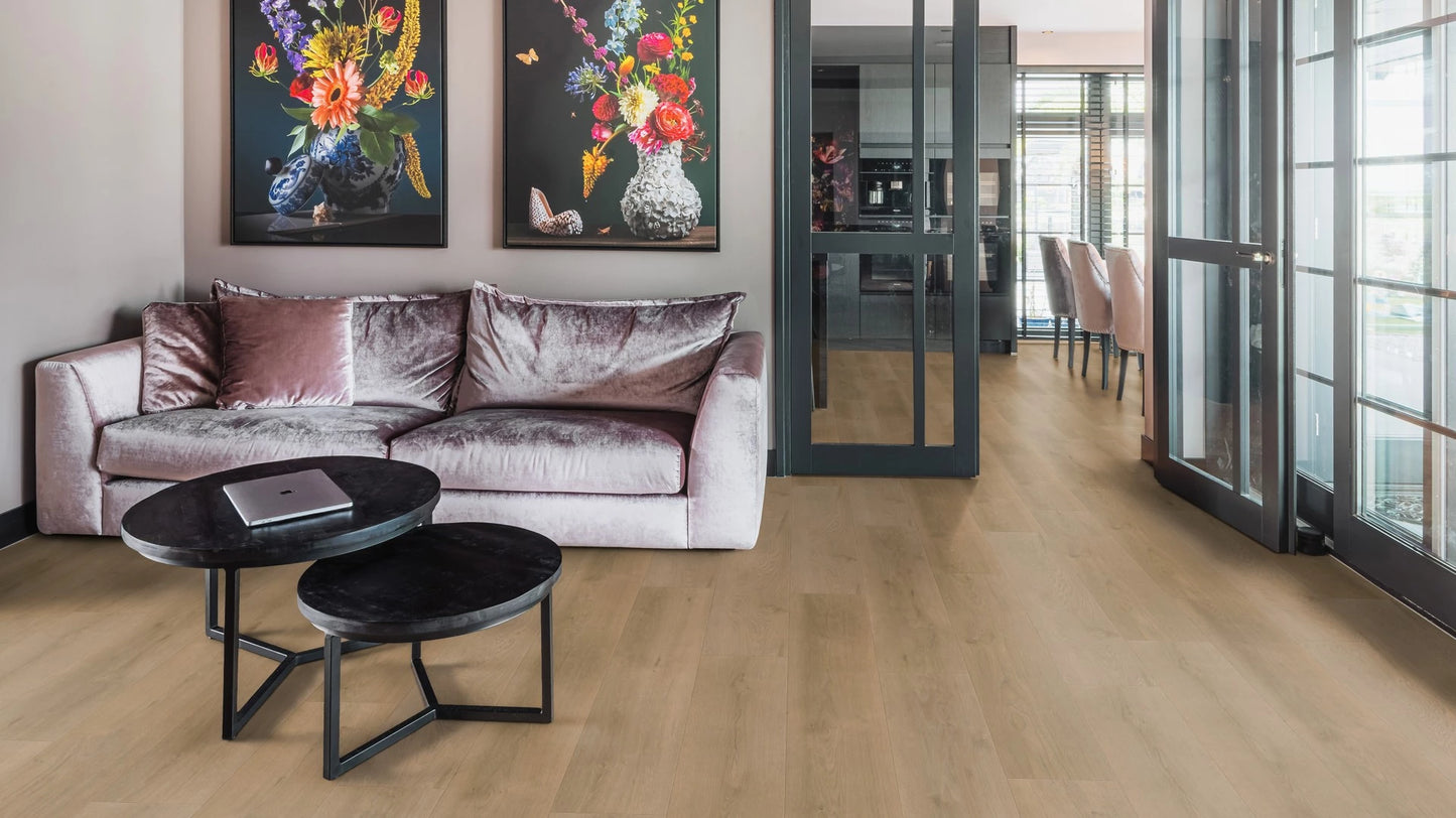 Ambitieus Riante Plank Gemberkoek | Douwes Dekker | Click PVC Rigid per m2