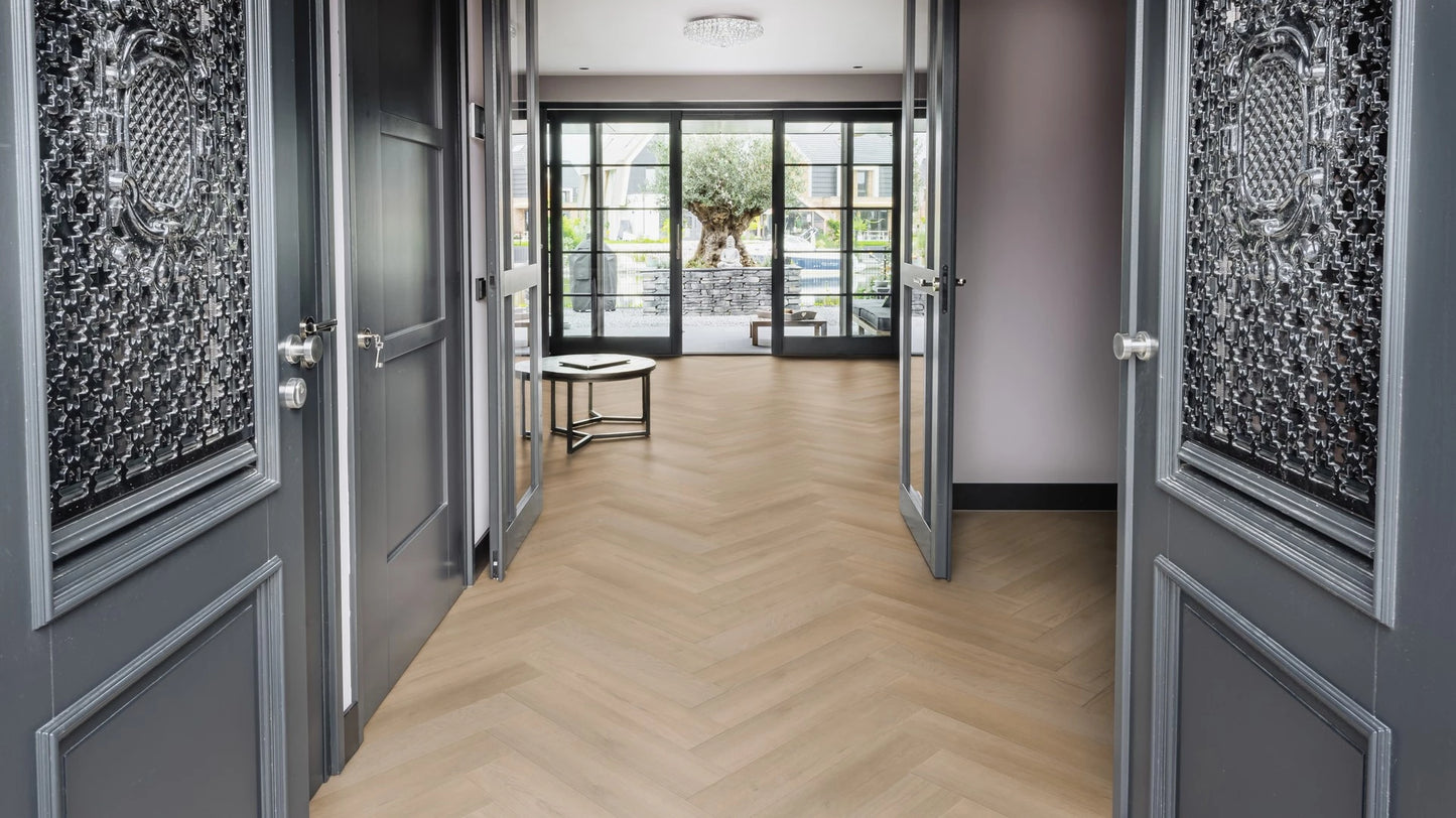 Ambitieus Trendy Visgraat Gemberkoek | Douwes Dekker | Dryback Plak PVC per m2