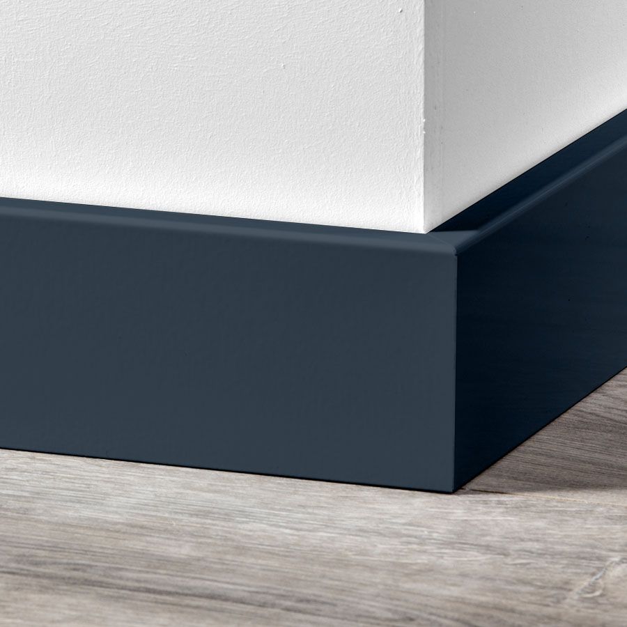 Moderne plint incl. montage per meter (MEEST GEKOZEN)