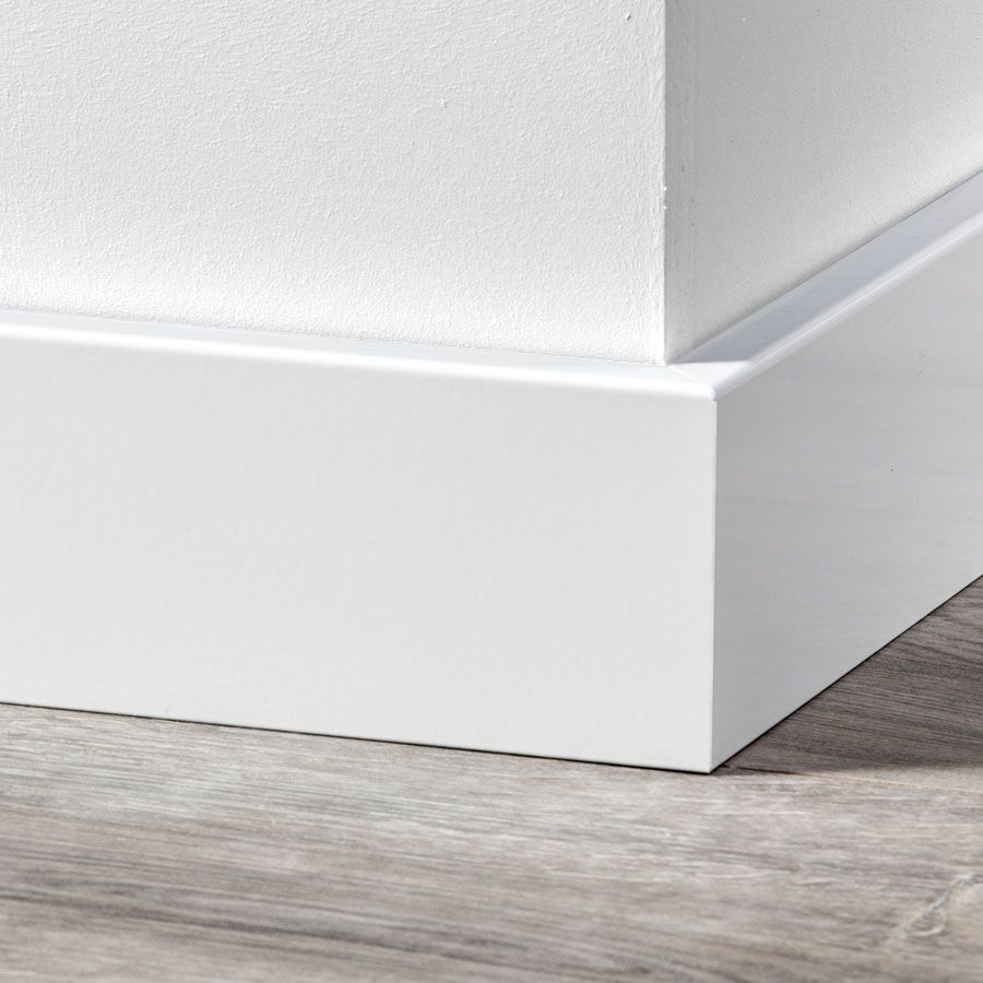 Moderne plint incl. montage per meter (MEEST GEKOZEN)