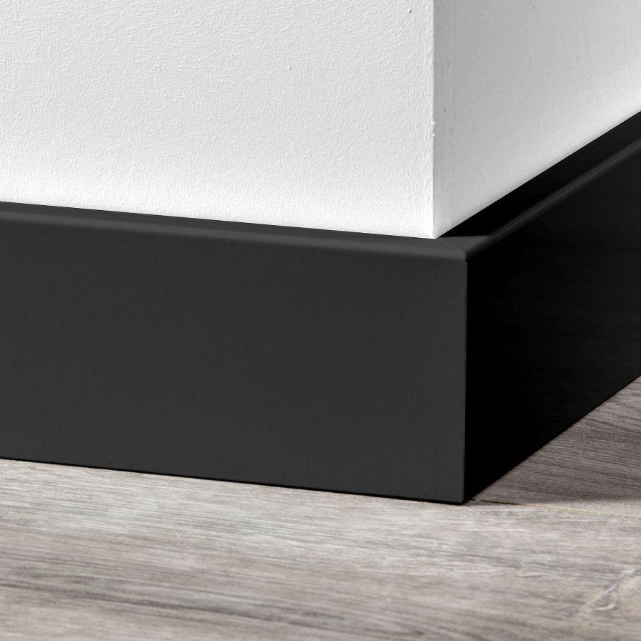 Moderne plint incl. montage per meter (MEEST GEKOZEN)
