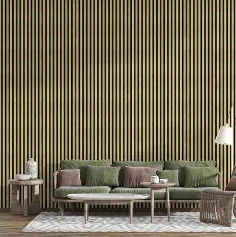 GEBORSTELD GOUD akoestische wand panelen 60x280 cm
