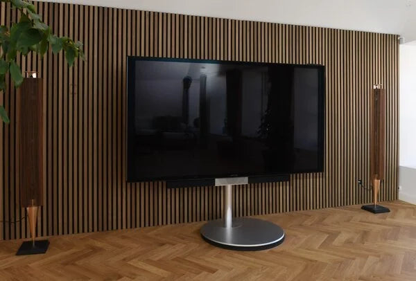 EXPLORE OLIED EIKEN akoestische wand panelen lattenwand met Vilt 52x26