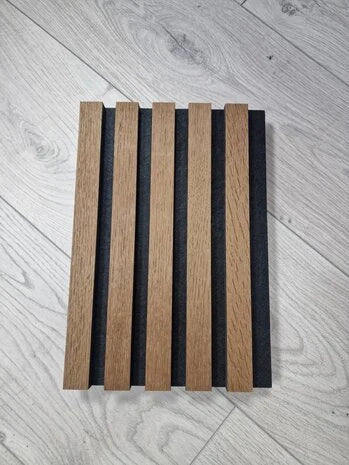 EXPLORE OLIED EIKEN akoestische wand panelen lattenwand met Vilt 52x26