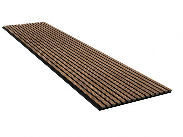 GEROOKT Eiken akoestische wand panelen 60x280 cm