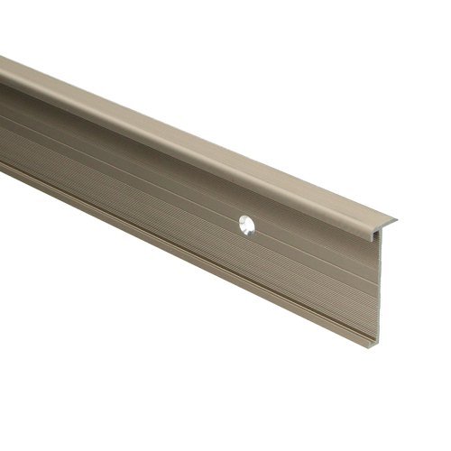 Trapneusprofiel PVC RVS 14x43mm 3m