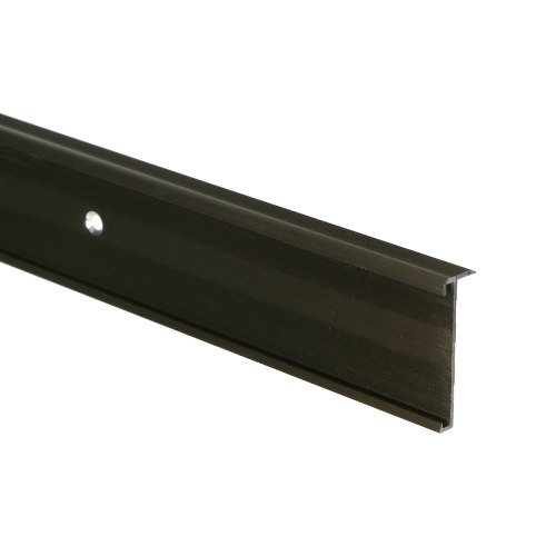 Trapneusprofiel PVC brons 14x43mm 3m