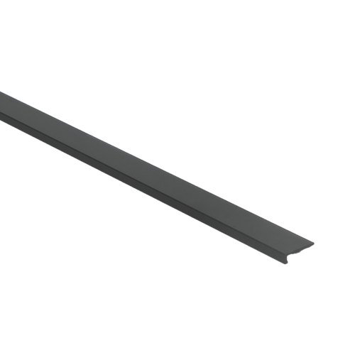 Hoeklijn zelfklevend PVC zwart klik 6x21mm 4,5mm 3m