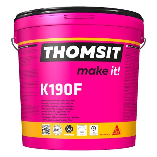 Thomsit K190F vezelversterkte pvc-en rubberlijm 13 kg